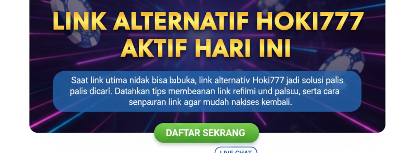 HOKI777 Situs Hiburan Online Terpercaya Agen Resmi MPOPLAY